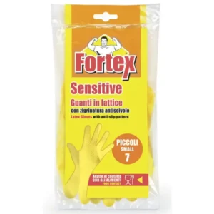FORTEX  2бр ръкавици естествен латекс размер S 406FXS