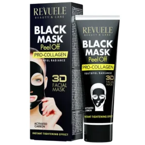 REVUELE Черна 3D пилинг маска с Проколаген 80мл