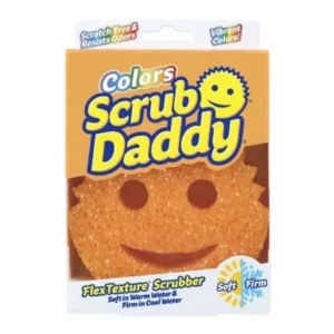 Scrub Daddy Colors Домакинска гъба, топла/студена вода, оранжево