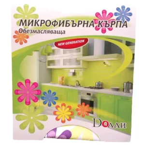 Микрофибърна кърпа - обезмасляваща Долли 30х30см