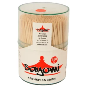 450 Клечки за зъби цилиндрична кутия SAYOMI LIDL