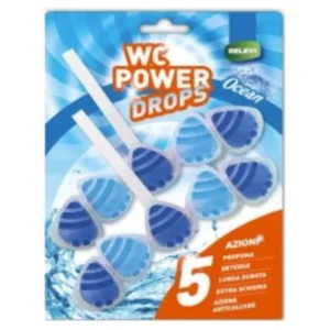 Тоалетно блокче RELEVI WC Power Drops 2x55 Ocean