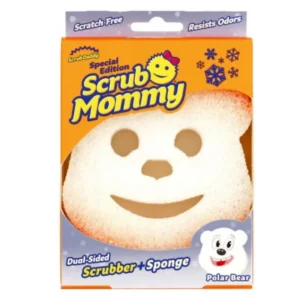 Scrub Mommy Мече Домакинска гъба, двойна повърхност