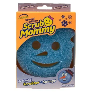 Scrub Mommy Снежко Домакинска гъба, двойна повърхност